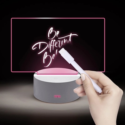 Children Girlfriend Creative Gift USB Led Night Message Board Light With Pen