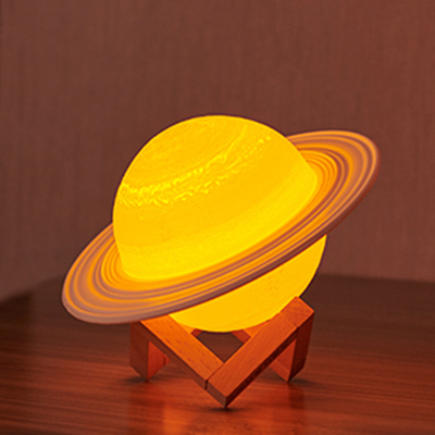 Mond-Lampen-Beleuchtung 16 Farbeled, wieder aufladbares Nachtlicht Drucken-3D USBs