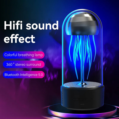 Der bewegende mechanische Quallen-Bluetooth-Sprecher Subwoofer-Desktop verziert für Geschenk