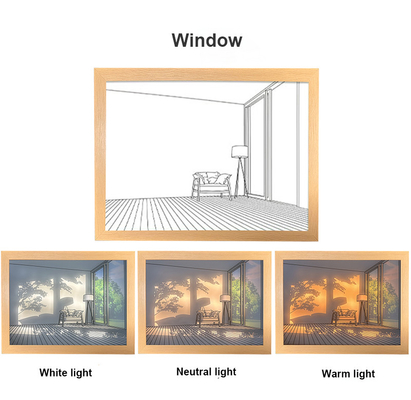 Ins-Art als Geschenk-Kopfende-Nacht beleuchtet Schreibtisch-dekorative helle Malerei Dimmable LED für Haus-Haus